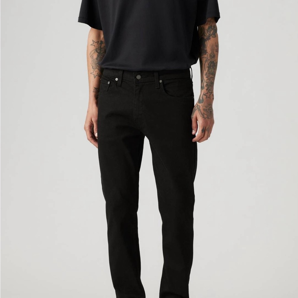 Levi's Black Slim Straight Jeans